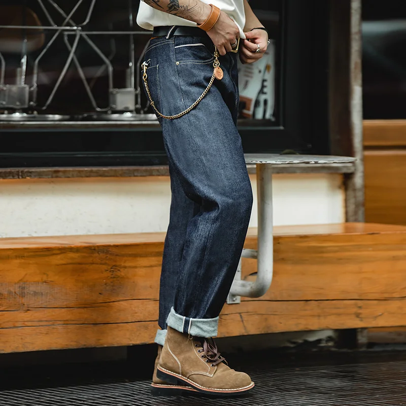 Levis Jeans 501 - กางเกงยีนส์เดนิมดิบทรงตรง Maden Vintage 13.5 ออนซ์ ผ้าเซลฟ์ดจ์