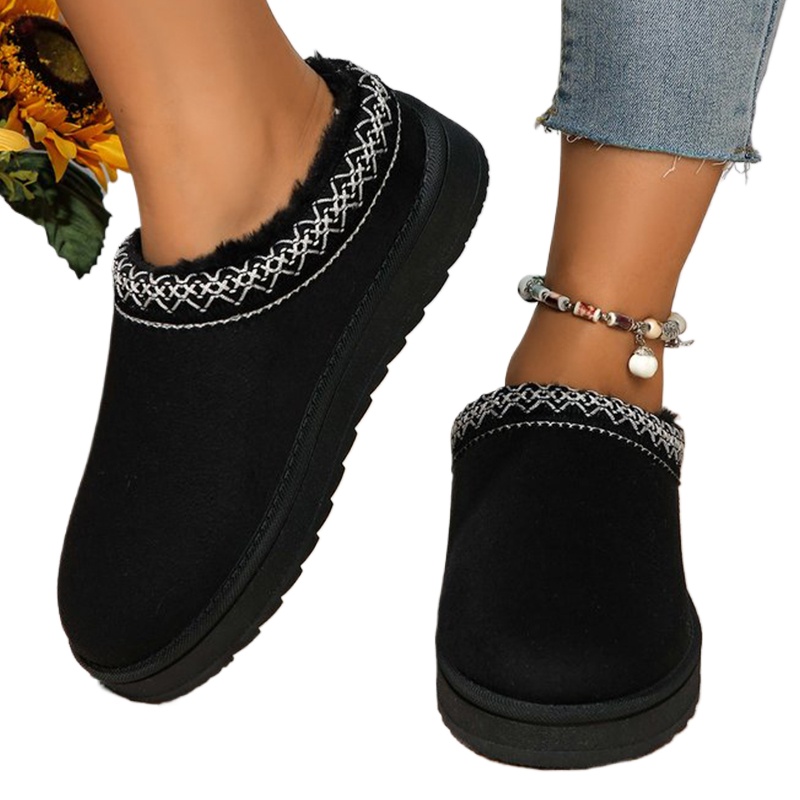รองเท้าบูทหิมะผู้หญิงแบบสวมสบา - Ethnic Fashion Online บทวิจารณ์และราคา