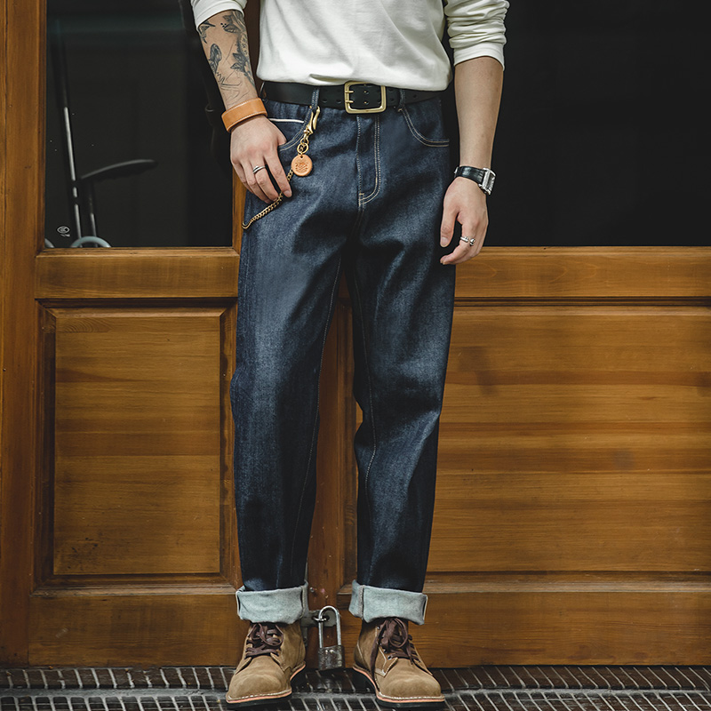กางเกงยีนส์เดนิมดิบทรงตรง Made - Levis Jeans 501 บทวิจารณ์และราคา