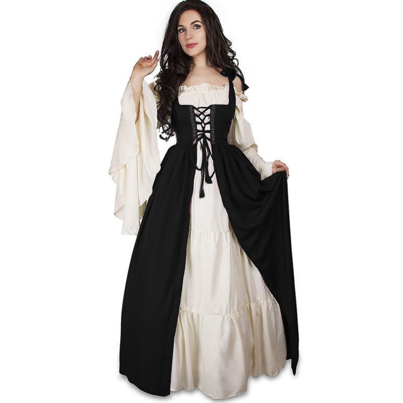 ชุดเดรสยุคเรอเนซองส์ยุคกลาง คา - Ethnic Fashion Dress บทวิจารณ์และราคา