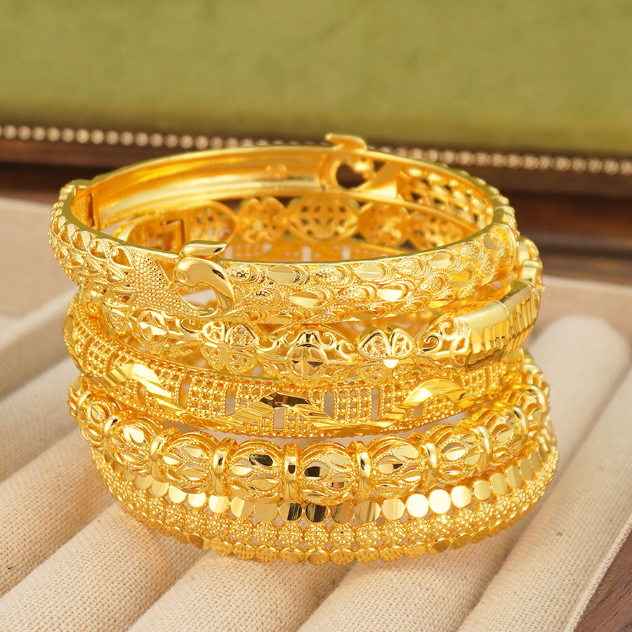 ชุดกำไลข้อมือลายแกะสลักนกยูงสี - Ethnic Fashion In Dubai บทวิจารณ์และราคา