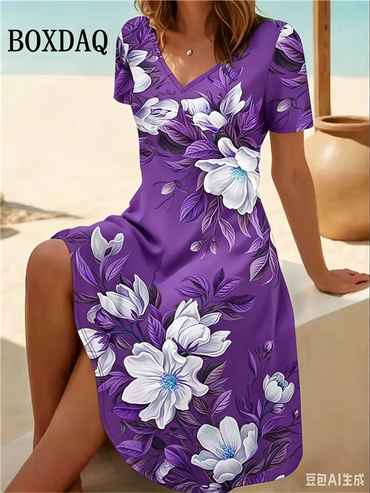 6XL พลัสไซส์ชุดเดรสผู้หญิงฤดูร - Ethnic Fashion Dress บทวิจารณ์และราคา