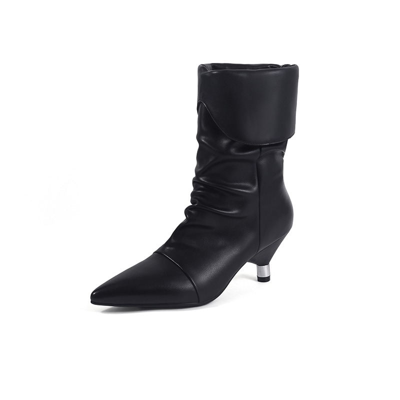 Pointy Toeลูกแมวรองเท้าส้นสูงก - Ethnic Fashion Week บทวิจารณ์และราคา