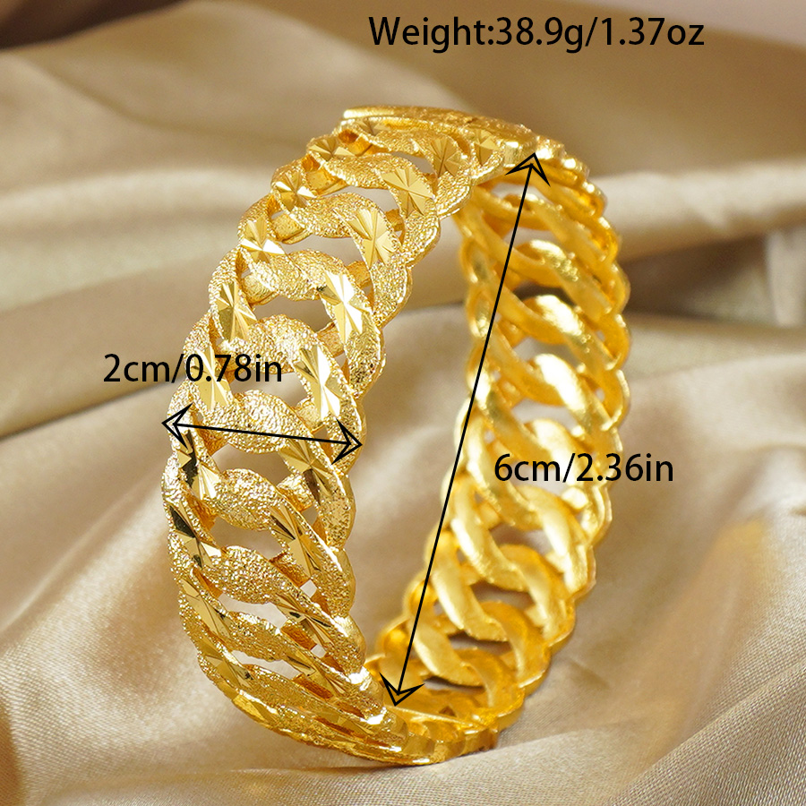 สร้อยข้อมือคิวบาแบบเปิดได้ย้อน - Ethnic Fashion In Dubai บทวิจารณ์และราคา