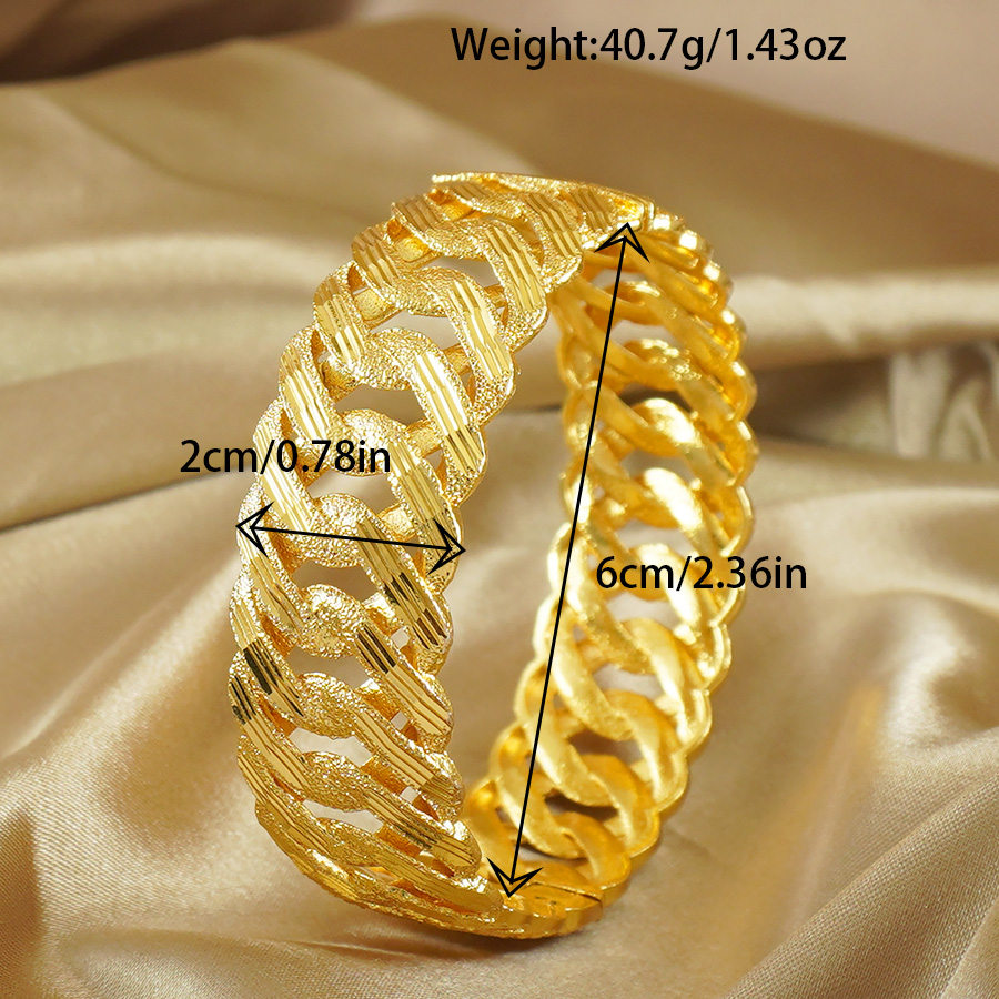 สร้อยข้อมือคิวบาแบบเปิดได้ย้อน - Ethnic Fashion In Dubai บทวิจารณ์และราคา