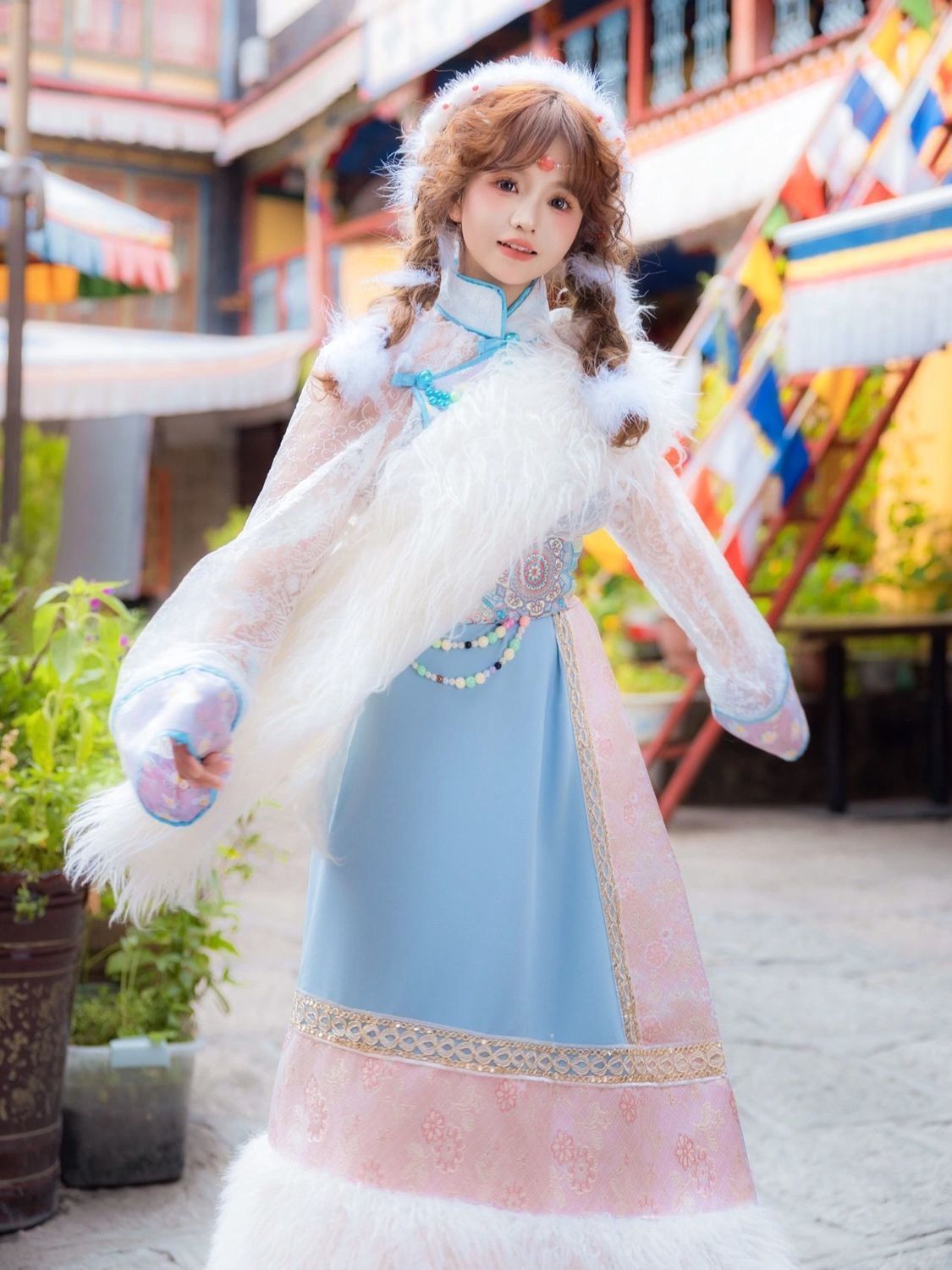 ชุดทิเบตสำหรับผู้หญิง สไตล์ใหม - Ethnic Fashion Dress บทวิจารณ์และราคา